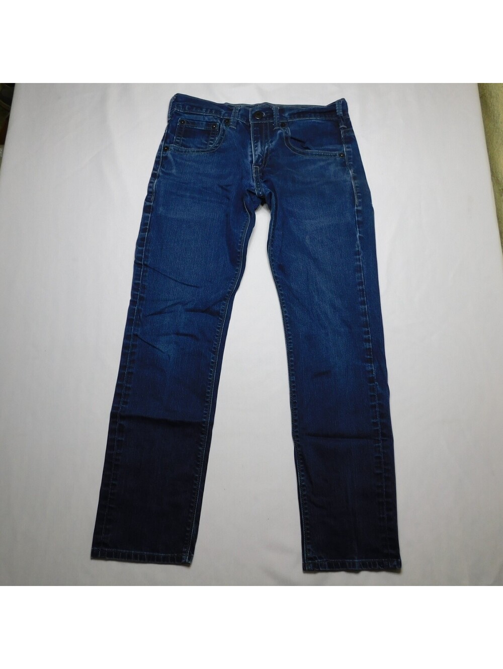 Levi's 511 Slim Fit Jeans Mens 32x32 Blue Dark Wash Denim Red Tab Pant Casual